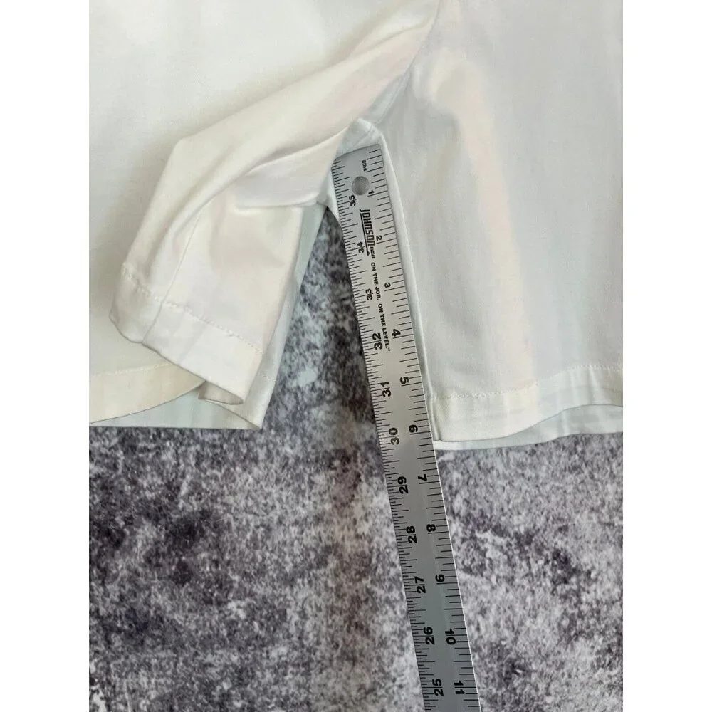 Izod Shorts Women's 10 White Chino‎ Bar Harbor Khaki Golf Preppy Stretch NEW