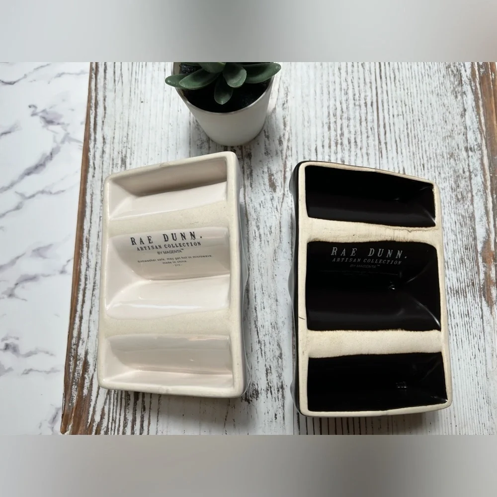 Rae Dunn Artisan Collection By Magenta “TACOS” Holders-Each Hold 2 Tacos