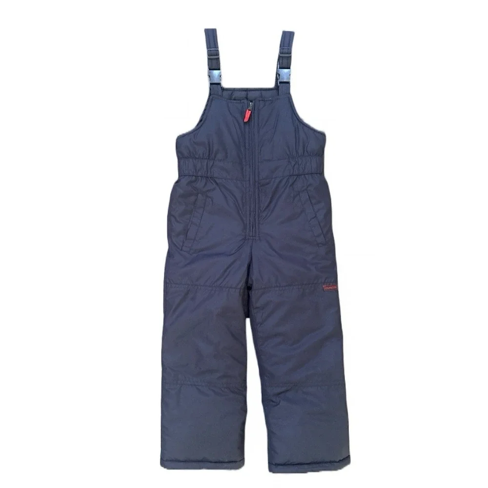 OshKosh B'Gosh Kids Snow Bib Overalls Blue Ski Pants Unisex‎ Winter Suit Size 6