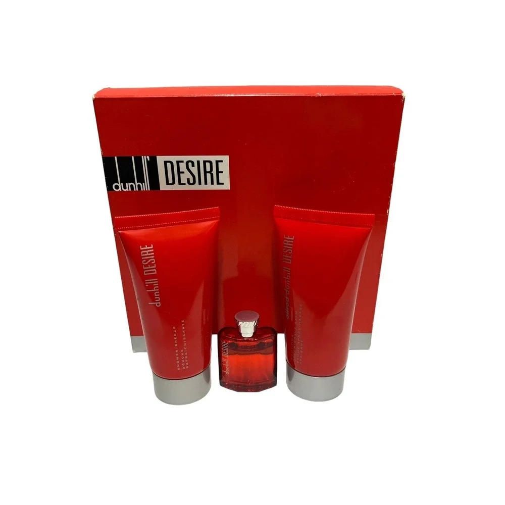 DUNHIL DESIRE 3 PIECE MINI EDT‎ Shower Breeze After Shave Balm New