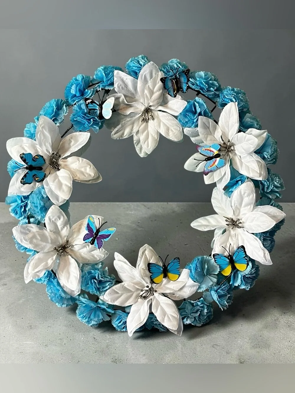 Hand Crafted decorative blue