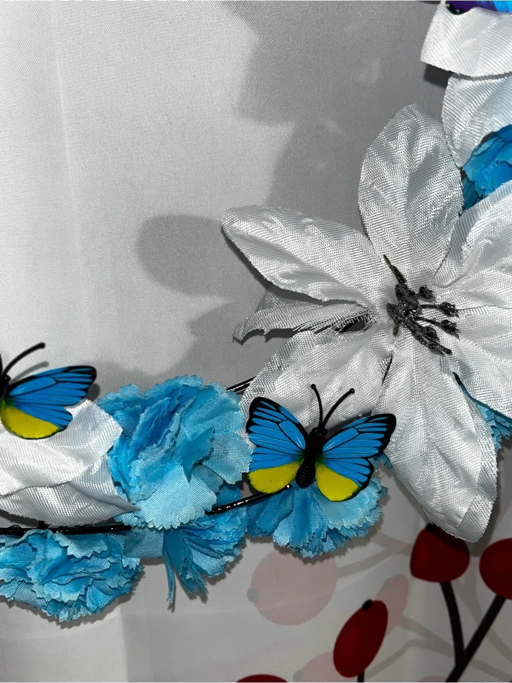 Hand Crafted decorative blue