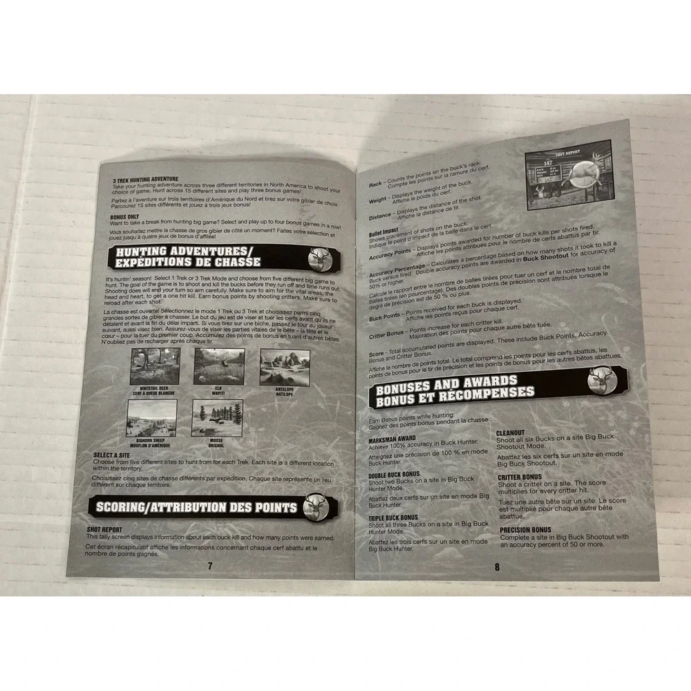 Crave Games Big Buck Hunter Pro Wii Manual Multi Hunting Arcade Guide