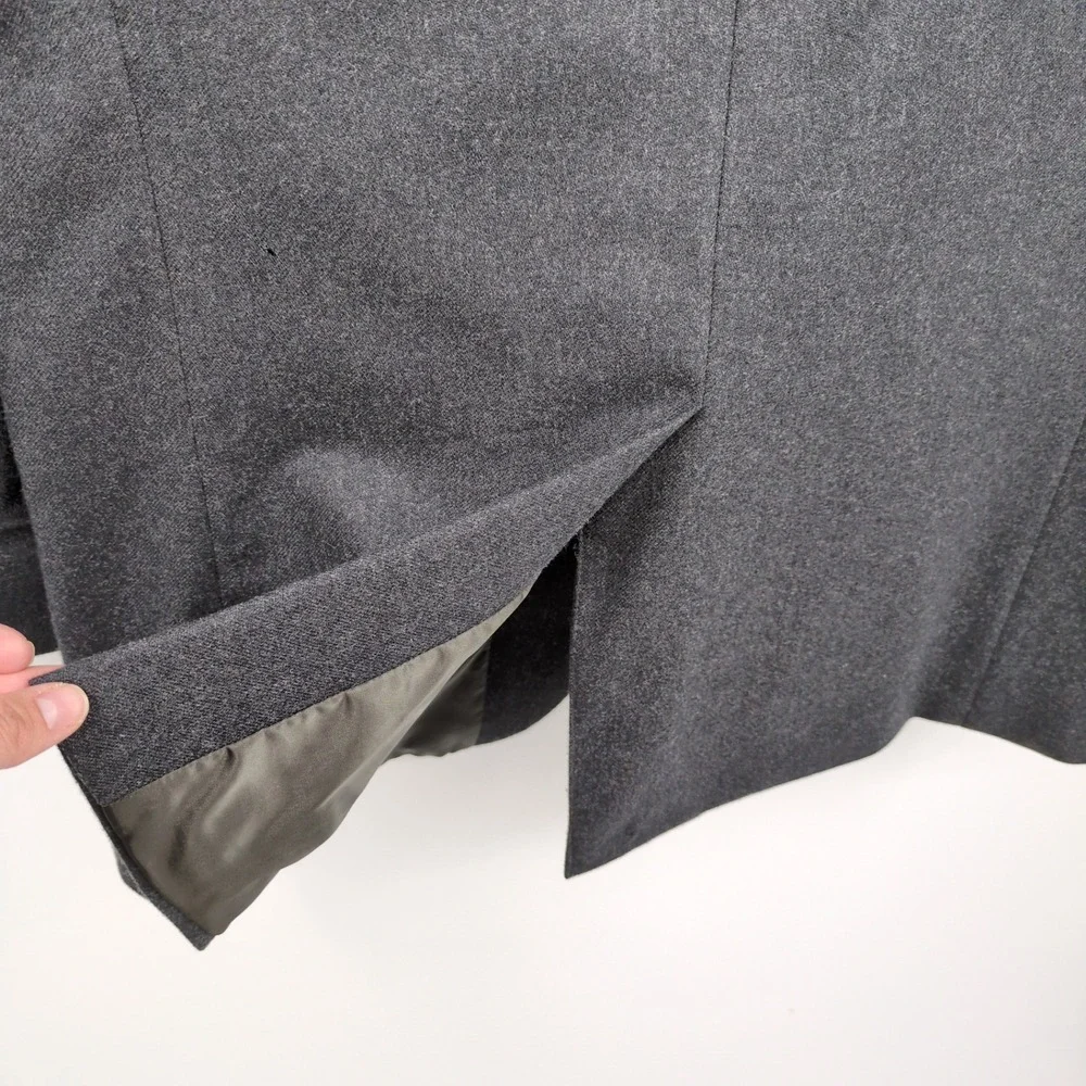 Lauren Ralph Lauren Mens Wool Cashmere Blazer‎ Dark Gray Size 44L Quiet Luxury