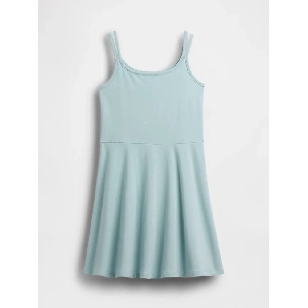 Gap Kids Jersey Tank Dress Large(10) Fresh Water Blue NWT's 894418