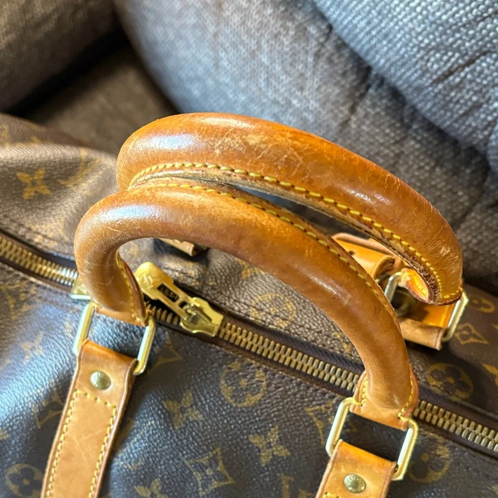 Louis Vuitton Keepal 50 Monogram Travel Bag Duffel