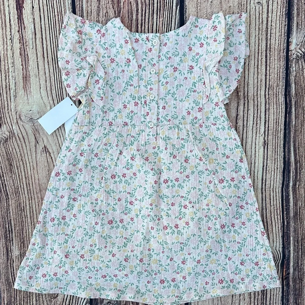 Chelsea & Violet Pink Floral Kids Dress