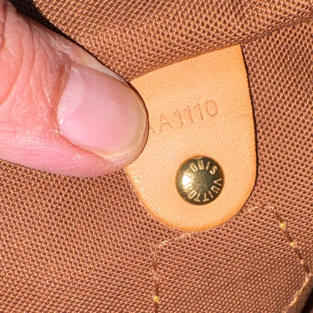 Louis Vuitton Speedy 40 Monogram Boston Bag- Preowned