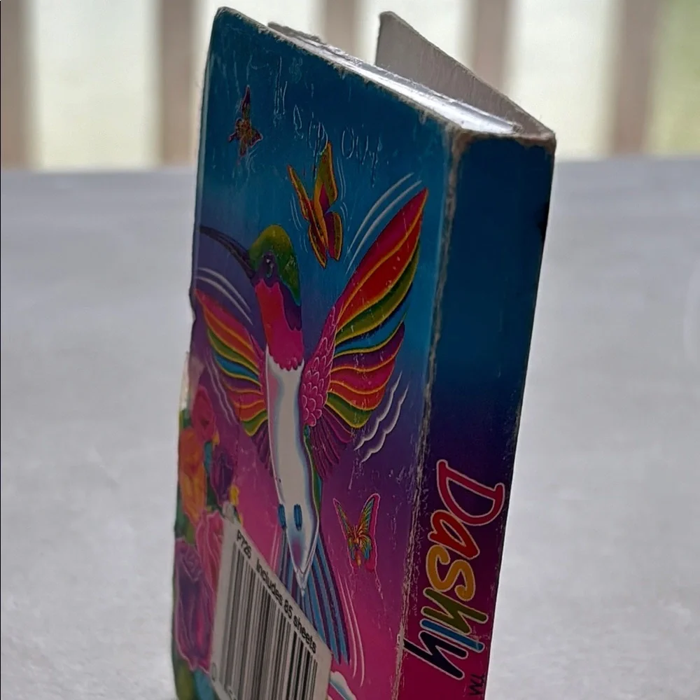 Lisa Frank colorful hummingbird