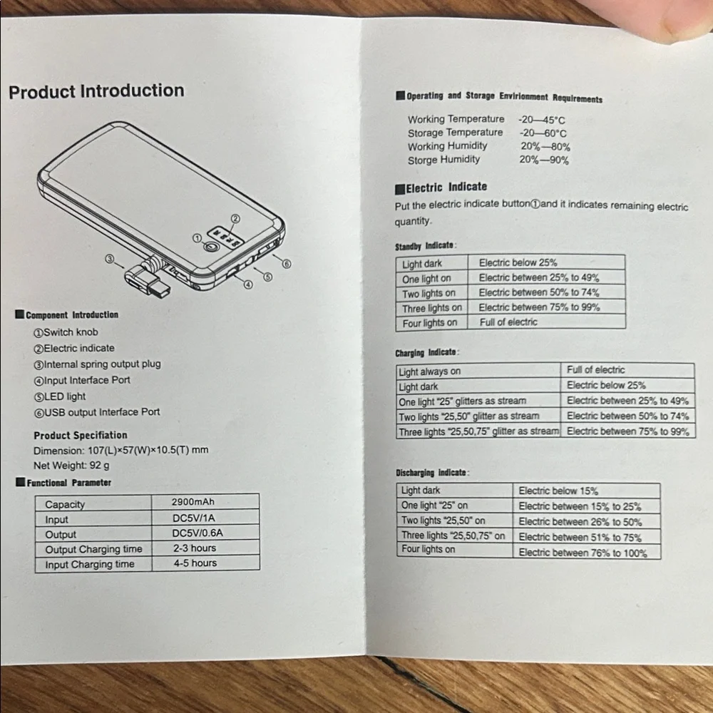 Power Bank features built