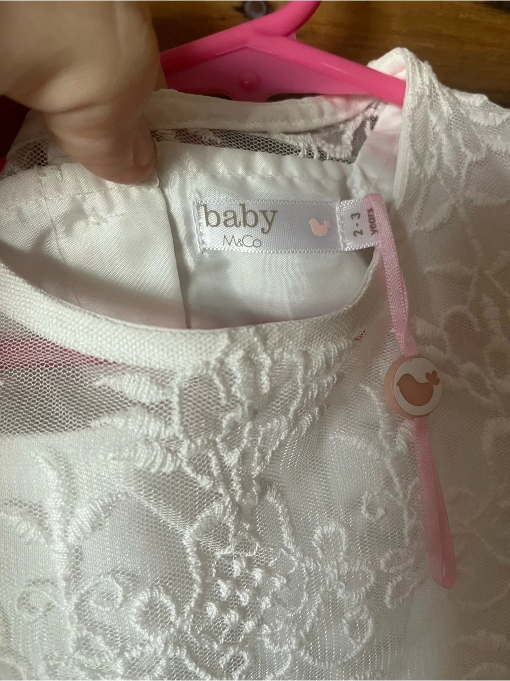 Baby M&Co elegant white