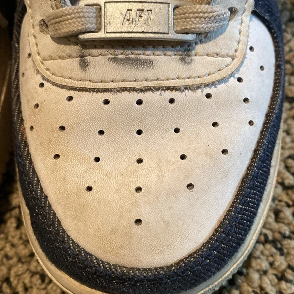 Nike denim worn