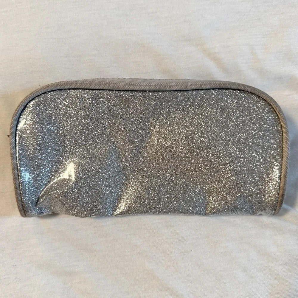 Silver Glitter Deluxe Pencil Pouch