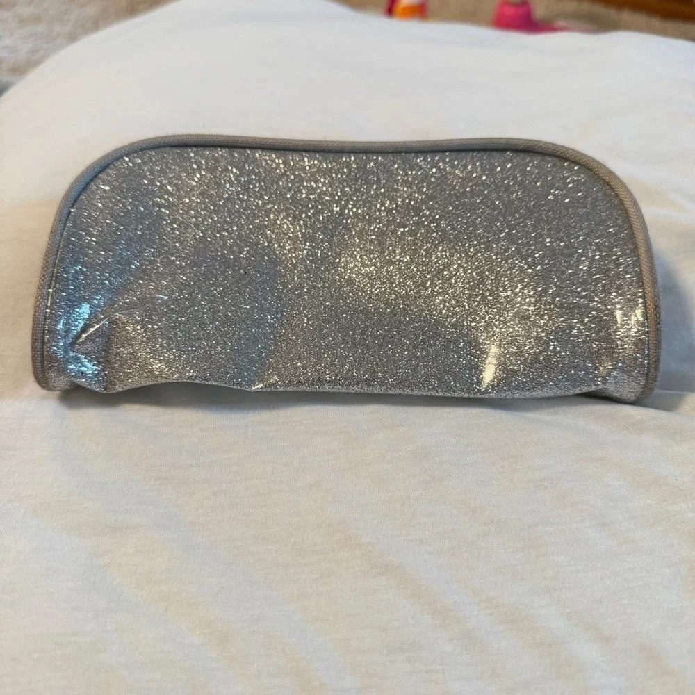 Silver Glitter Deluxe Pencil Pouch