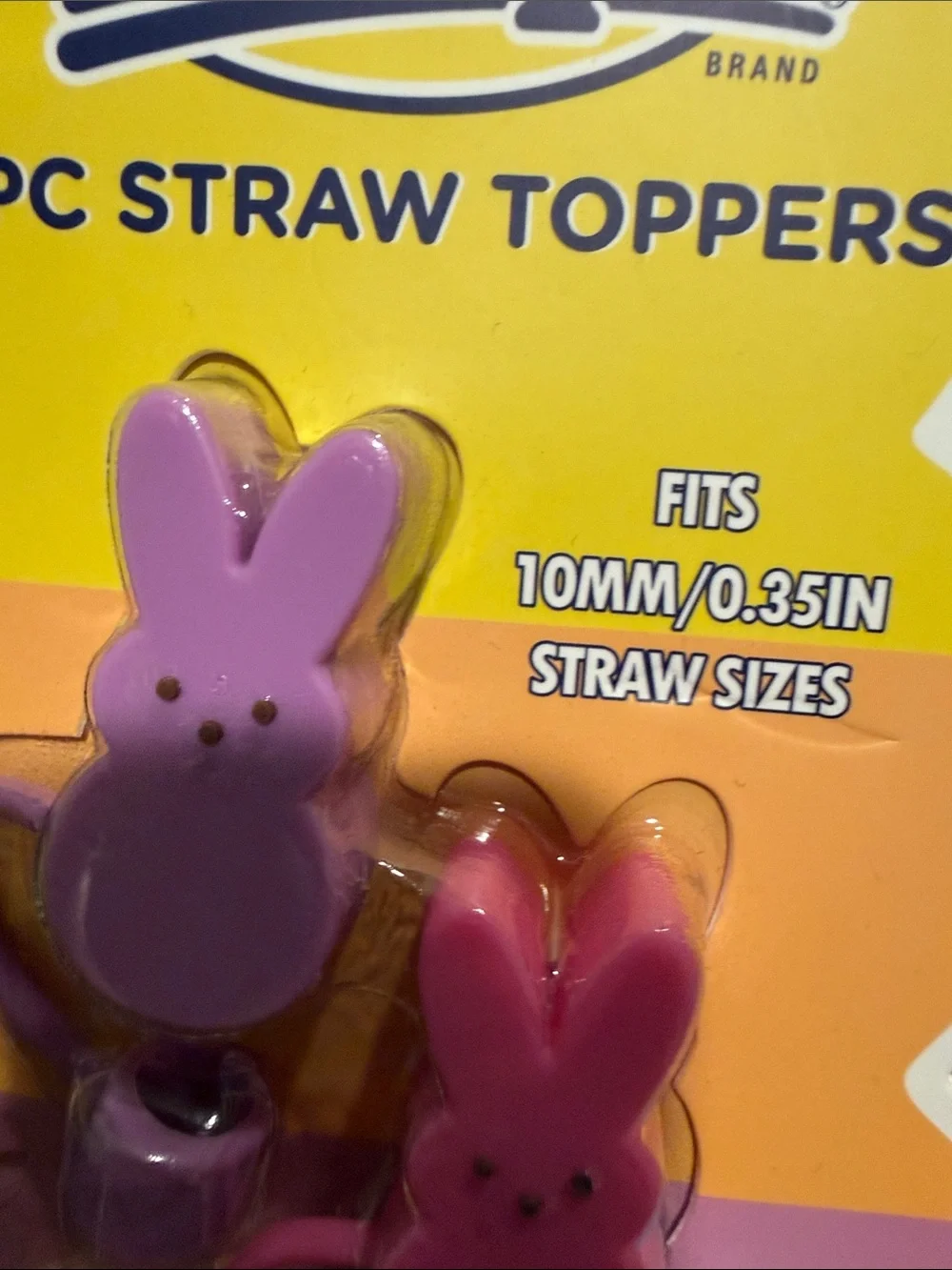 Peeps cute straw