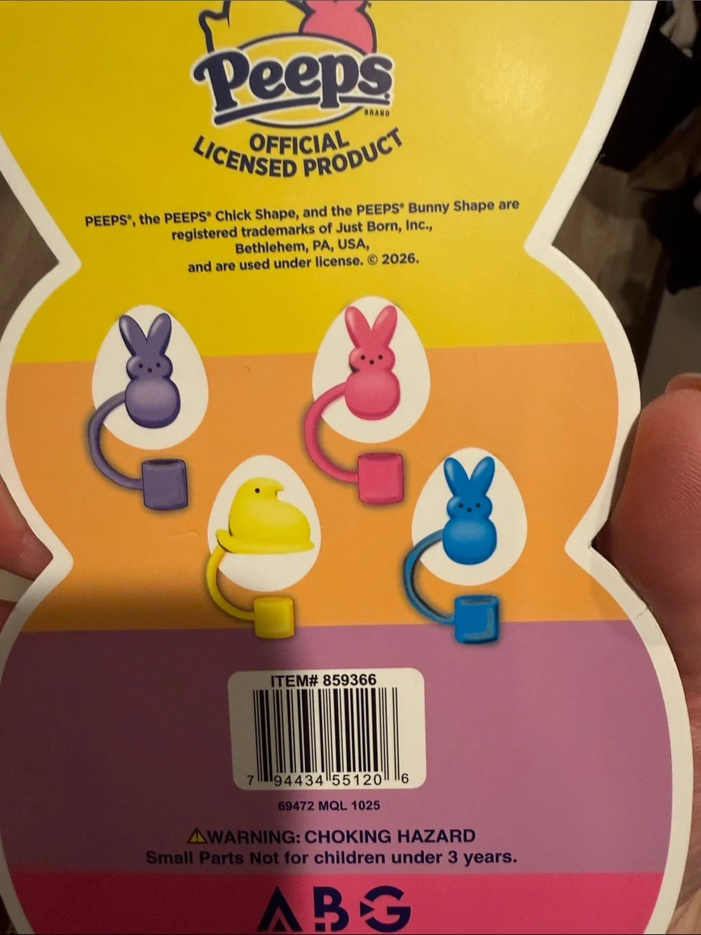 Peeps cute straw