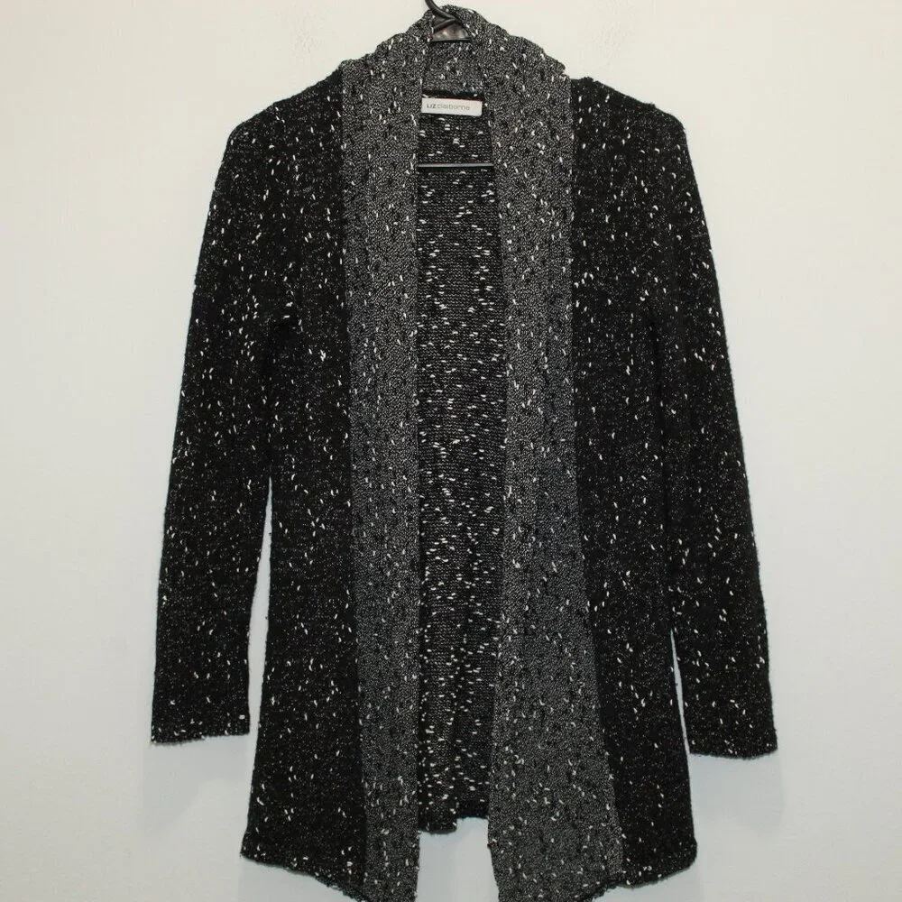 Liz Claiborne Long Knit Cardigan Size Small