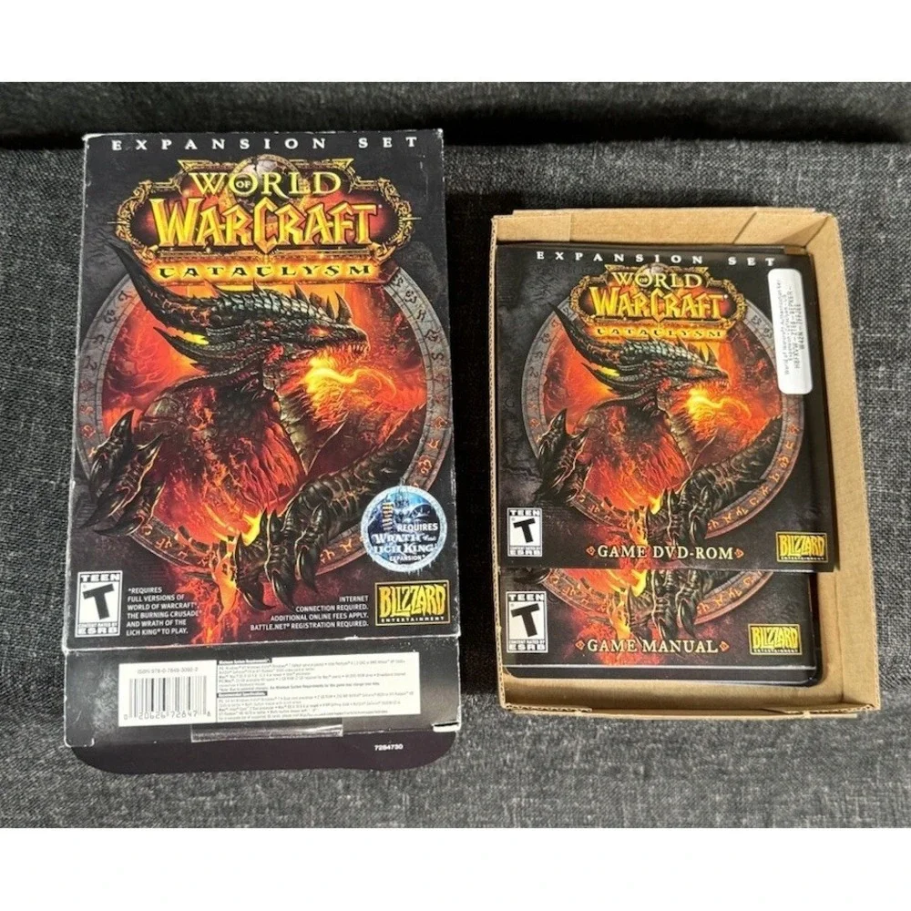 World of Warcraft: Cataclysm Expansion Set (Windows/Mac, 2010) Brand New