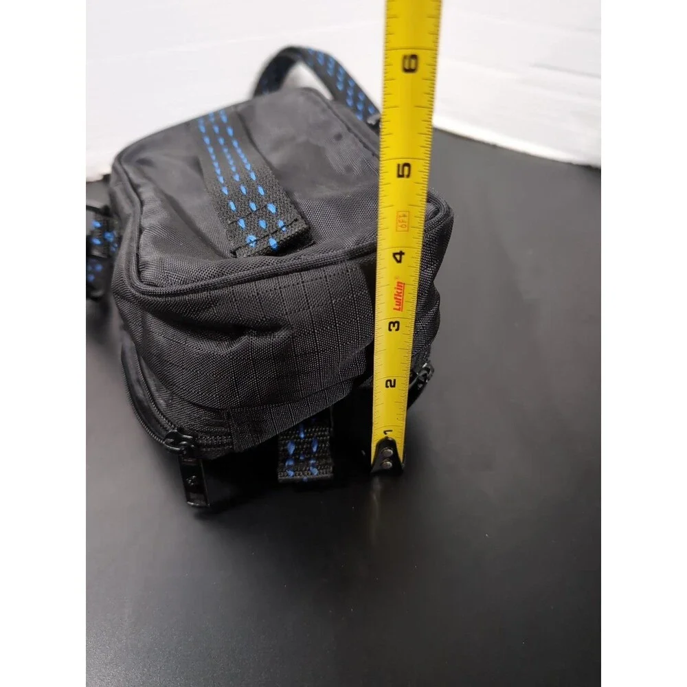 SAMSONITE PADDED CROSSBODY CAMERA BAG/ CASE/PURSE WITH COMPARTMENTS BLACK EUC