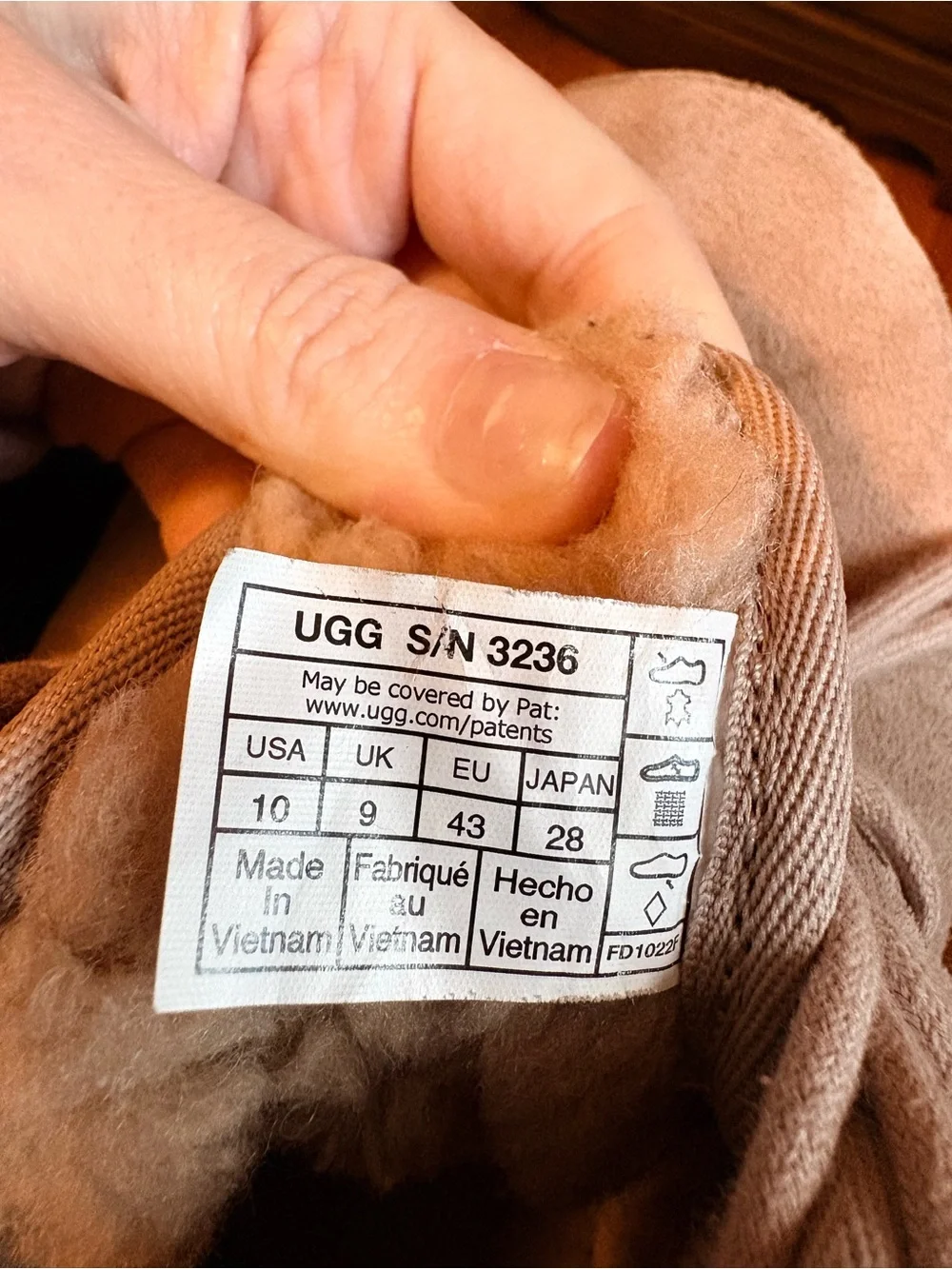 UGG suede upper