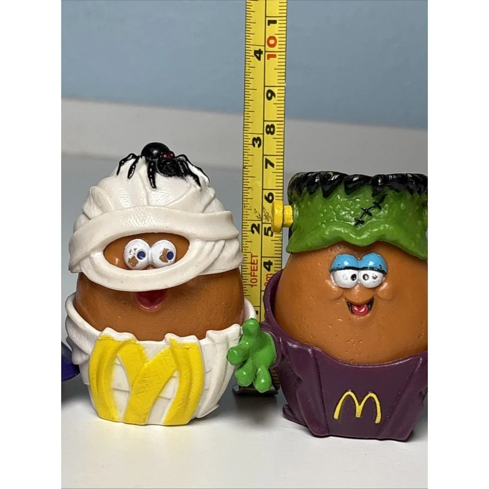1992 McDonald's Halloween McNugget Buddies - Set of 4 Vintage Nugget Toys