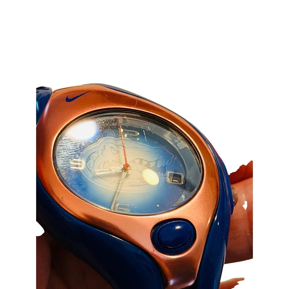 Nike Team Florida Gators Watch Blue Orange WR0078 VG71-5080 NCAA Sports Mens