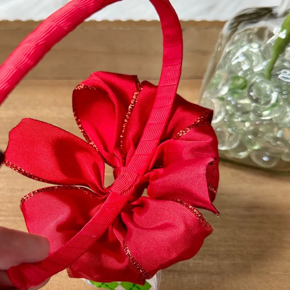 Handmade girls red