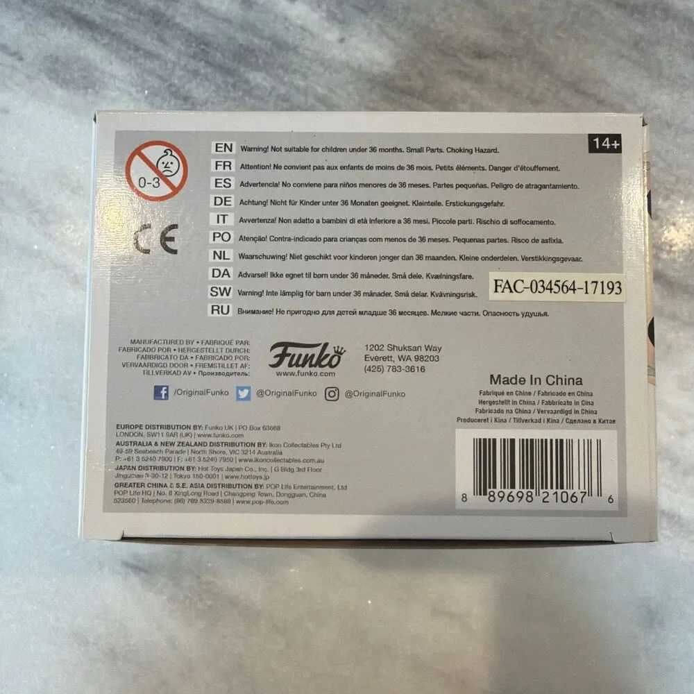 Funko new box