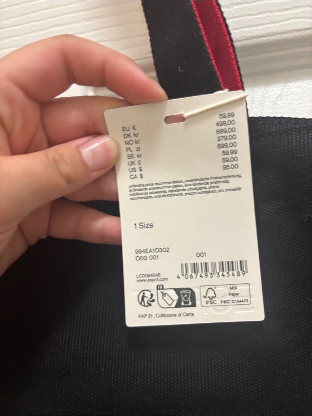 Esprit tote bag