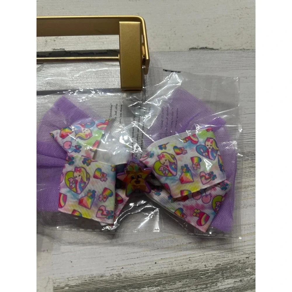 JoJo Siwa Hair Bows Girls OS Multicolor Signature Large 5pc Bundle NWT