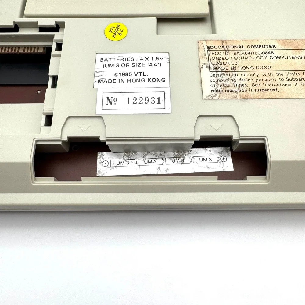 Laser 50 Personal Computer Vintage 1985 Educational Video Technology Tested