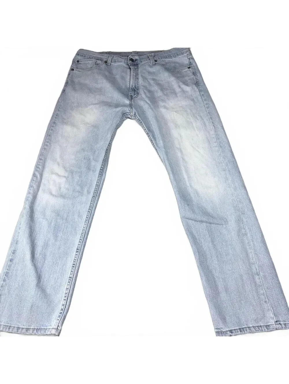 Levi's 505 Men’s 40 x 32 Straight Relaxed Light Wash Denim Jeans Work Or Casual
