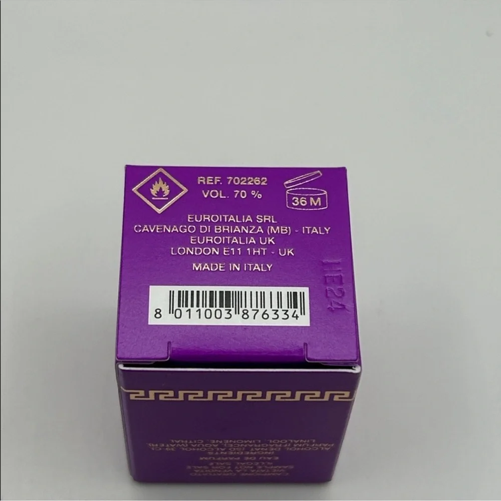 Ladies Versace Dylan Purple 5ml Travel Sample Size Dabber NWT