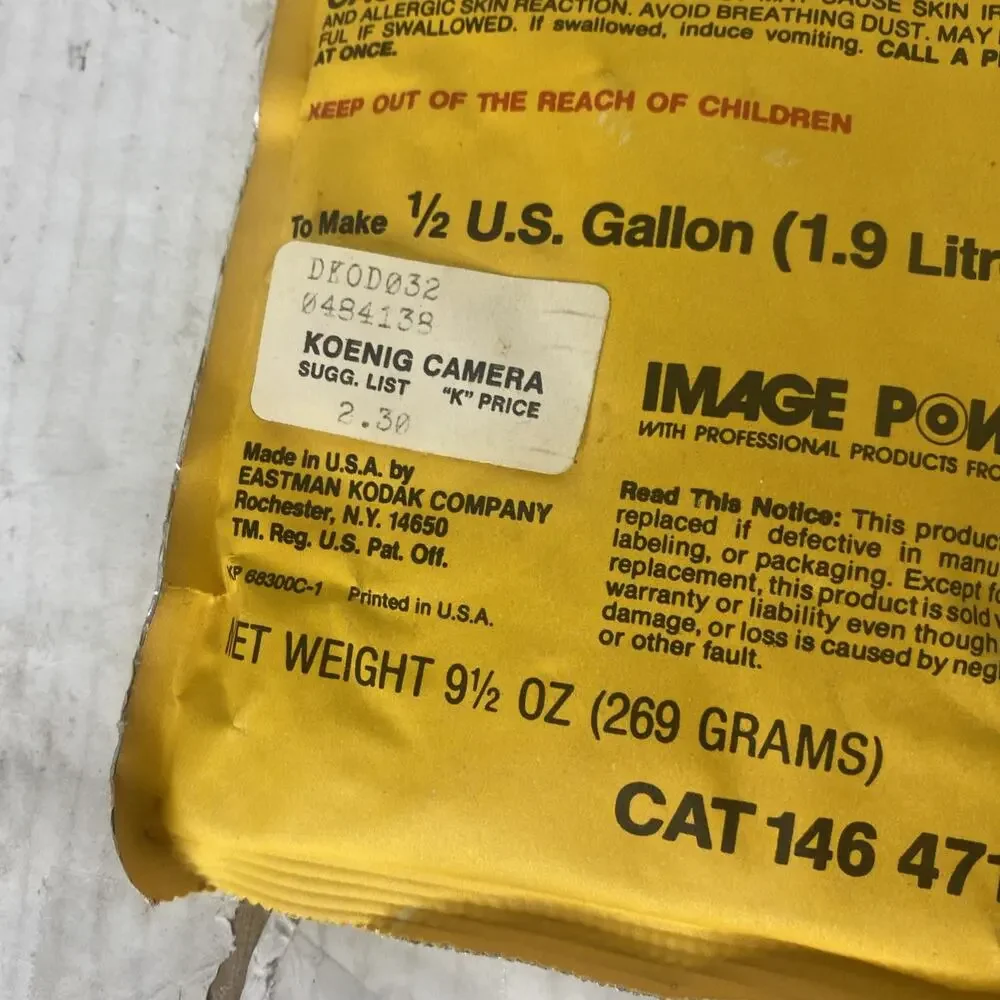 Kodak chemical oz made