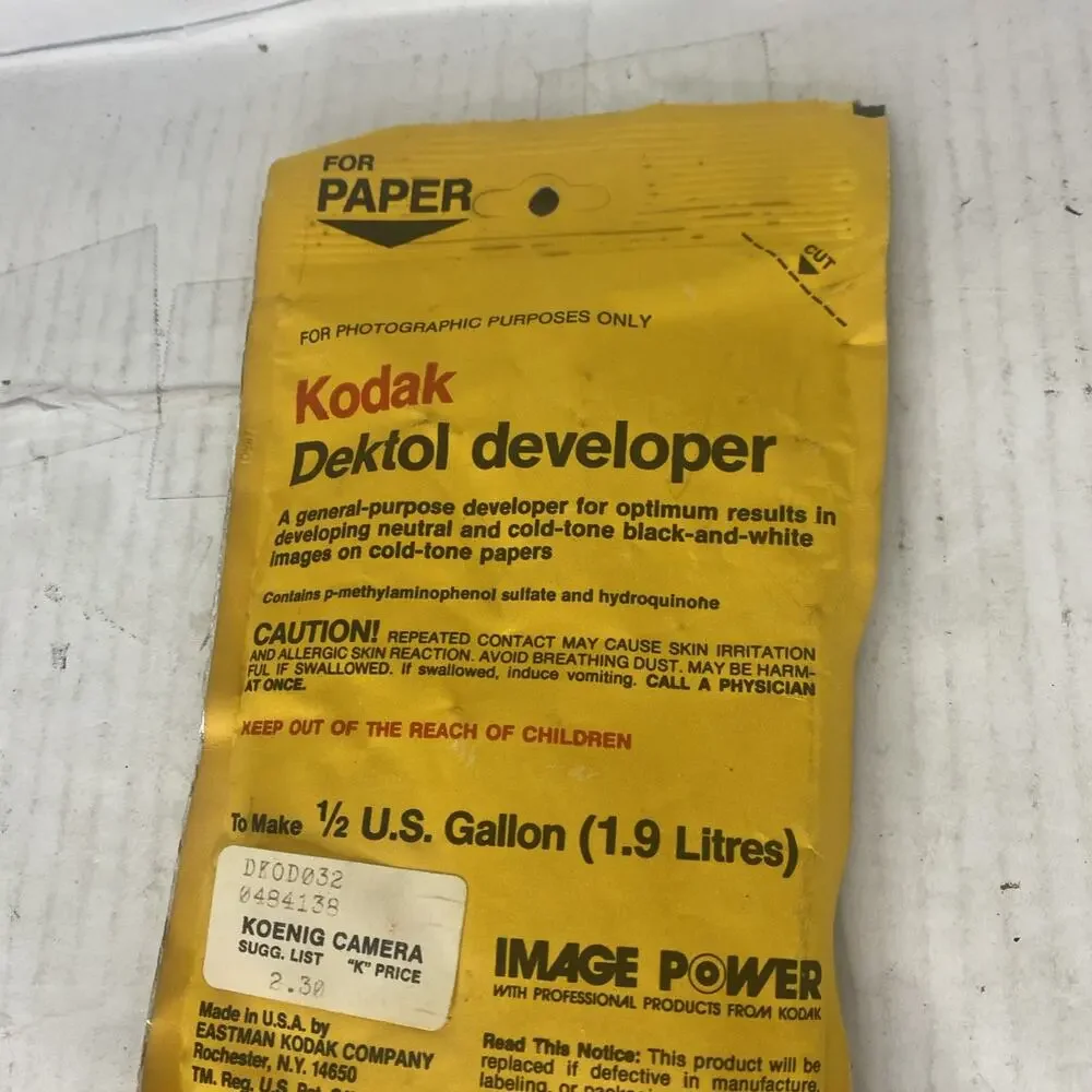 Kodak dektol achieve