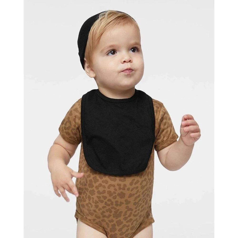 Set Lot of 5 Rabbit Skins Infant 100% Ringspun Cotton Premium Jersey Bib 1005.