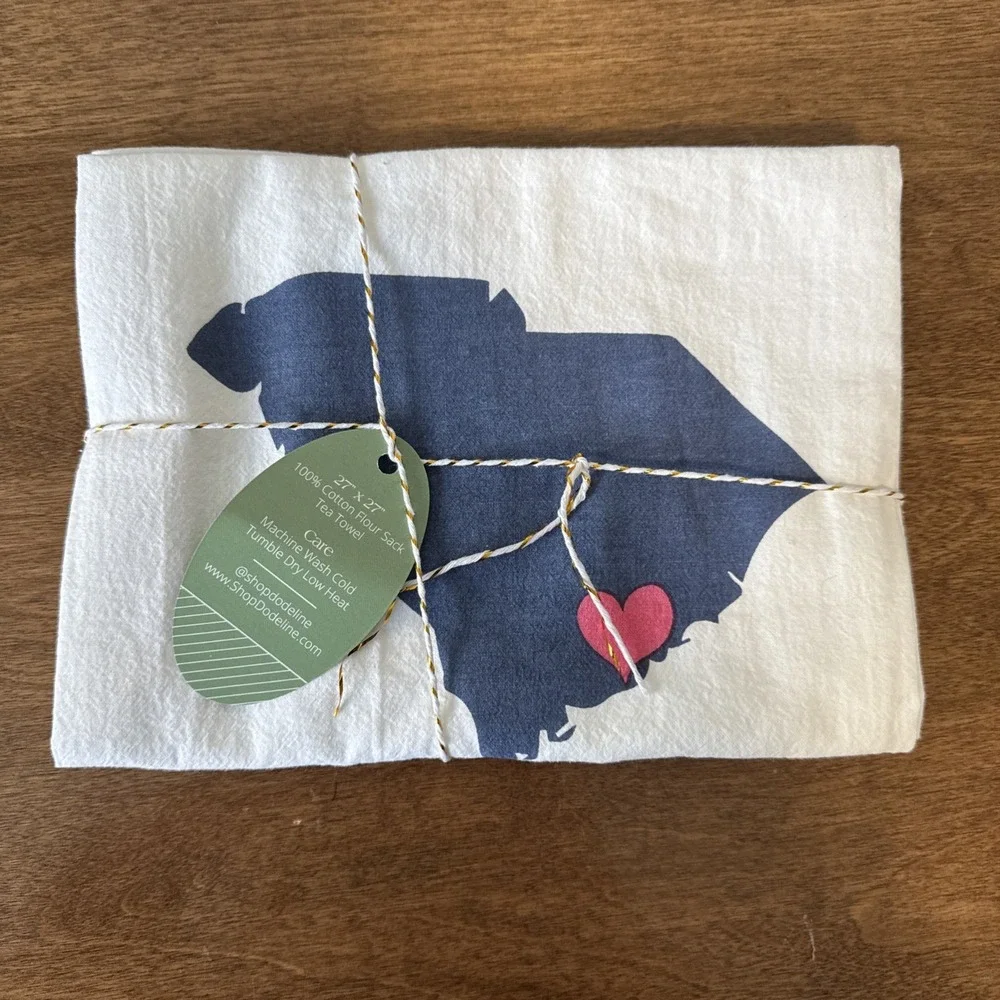 Dodeline Cotton Flower‎ Sack Tea Towel 