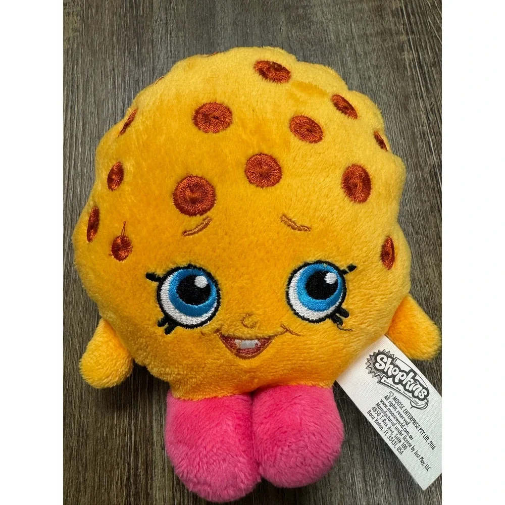 Shopkins Kooky Cookie Plush 6 Inch Yellow Stuffed‎ Toy Moose Enterprise 2016