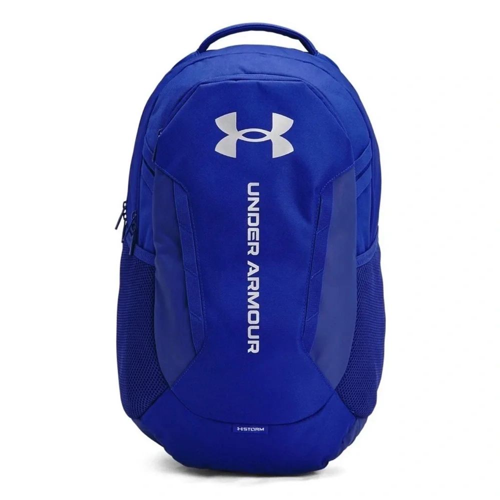 Under Armour Hustle 6.0 Backpack Water‎ Resistant, Zipper Closure Royal Blue NEW
