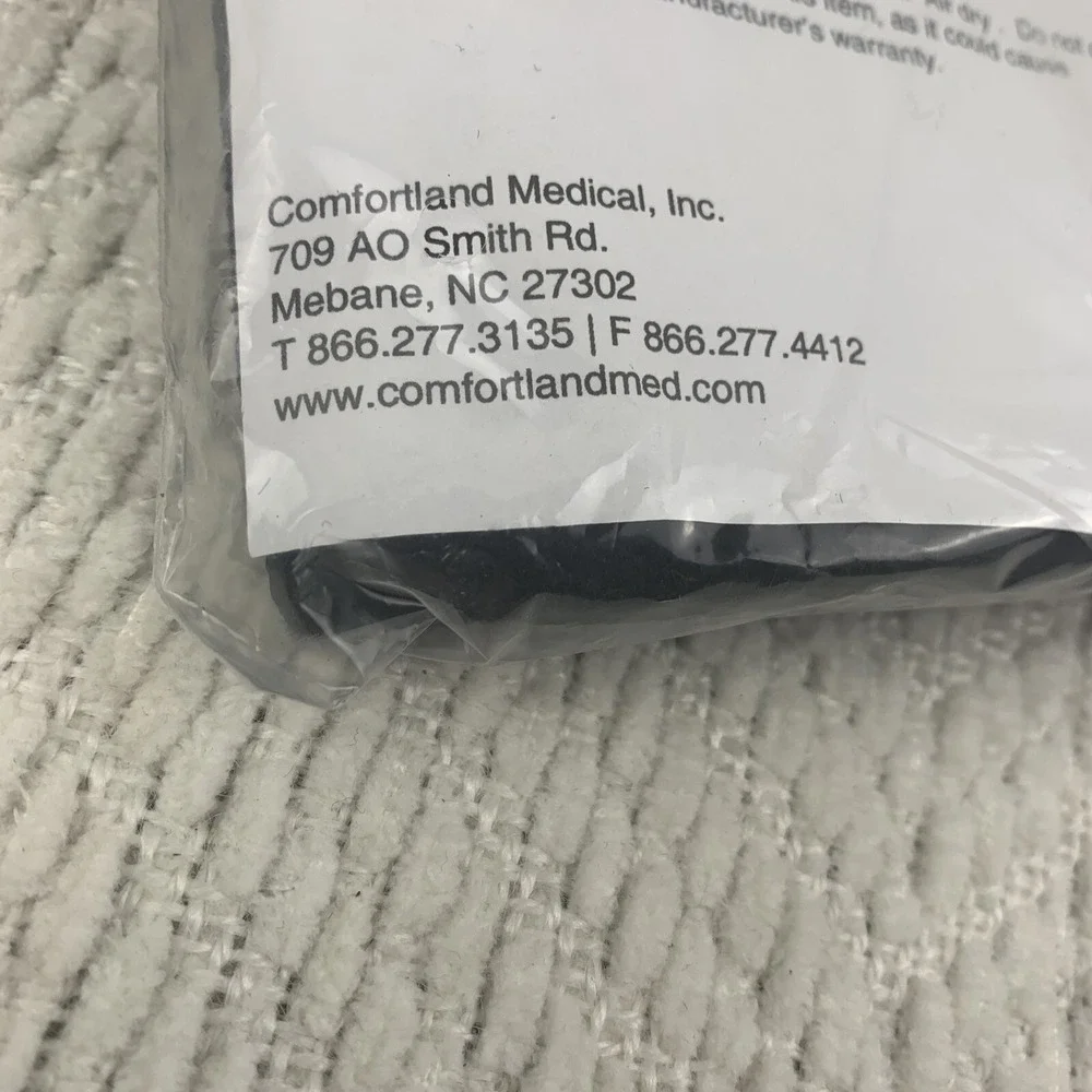 NEW Comfortland‎ CK-007 Knee Brace Suspension Sleeve L2397 Black Comfort Land