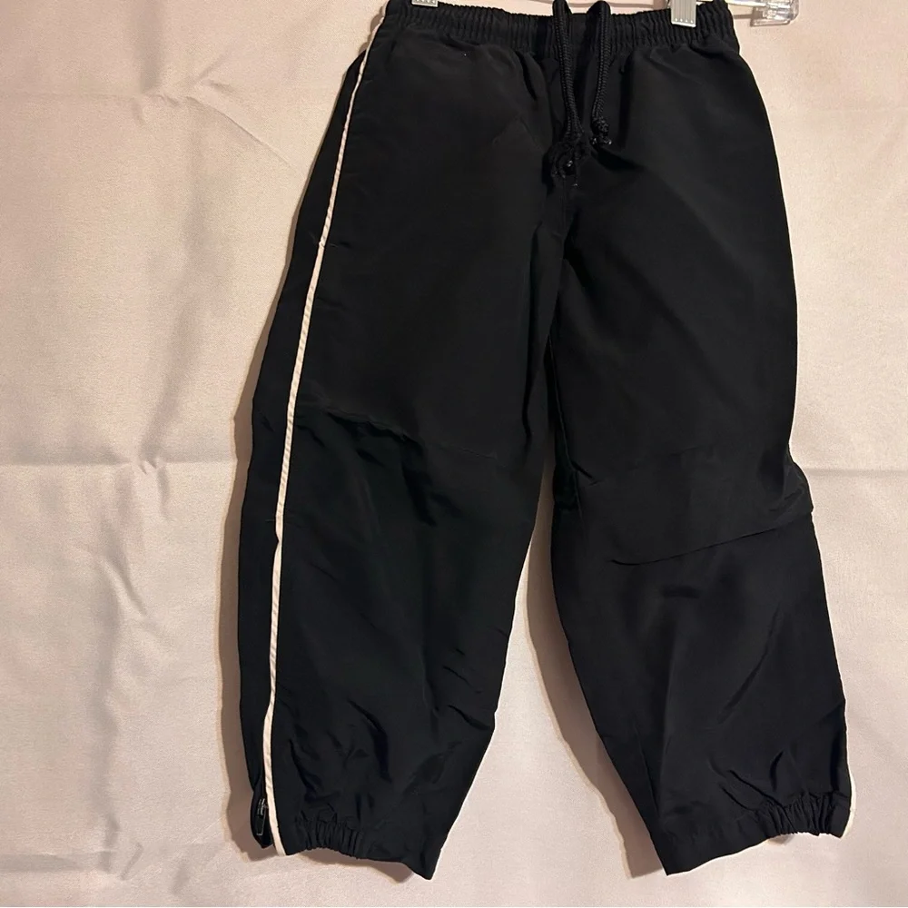 Two pairs‎ of lands end pants size 4 , one blue one black