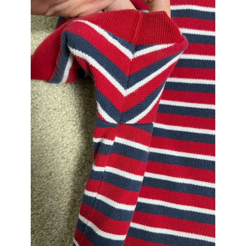 Polo Ralph‎ Lauren Men's Sz L Polo Shirt Yellow Blue Striped Short Sleeve Read