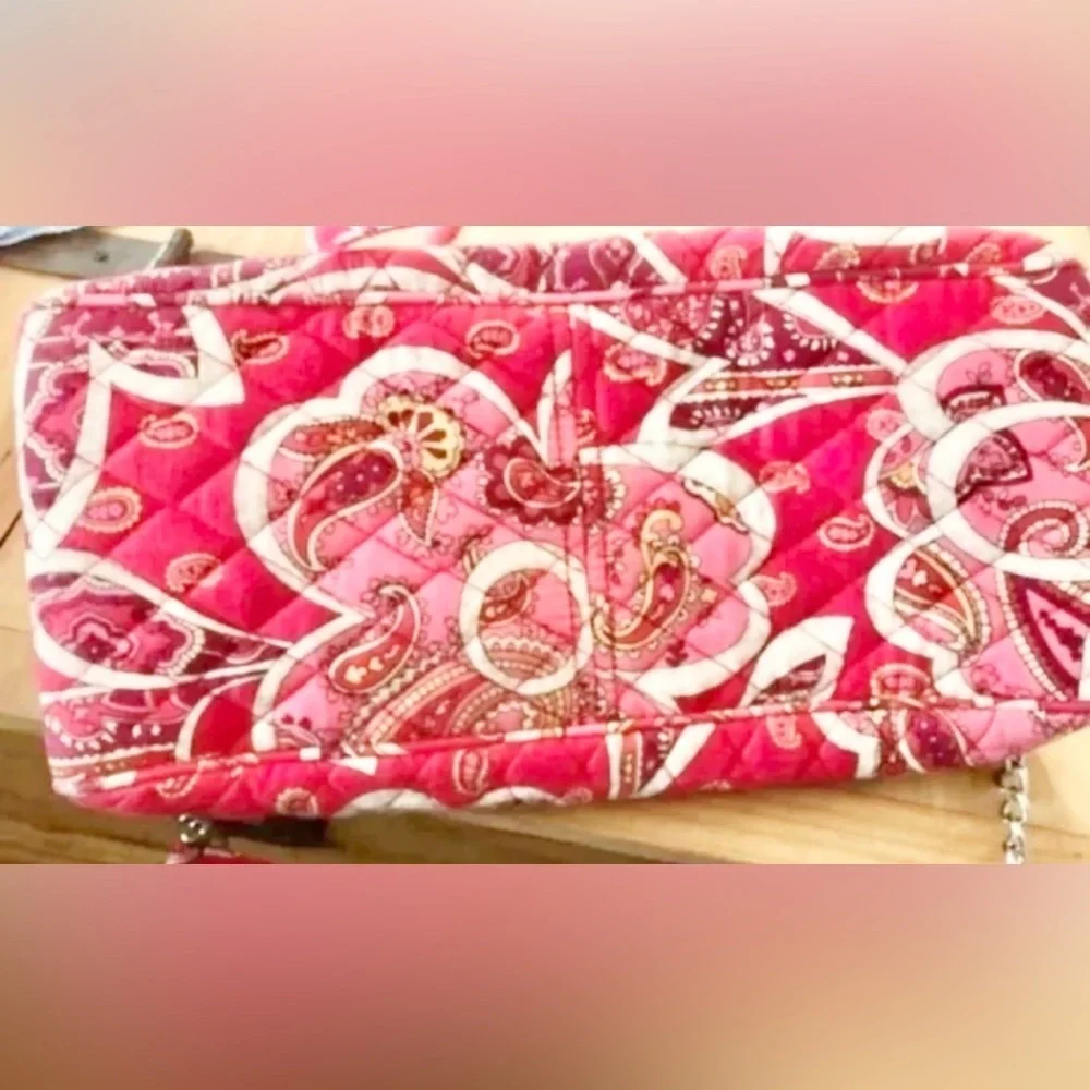 Vera bradley purse shoulder Rosey Posey vintage retired