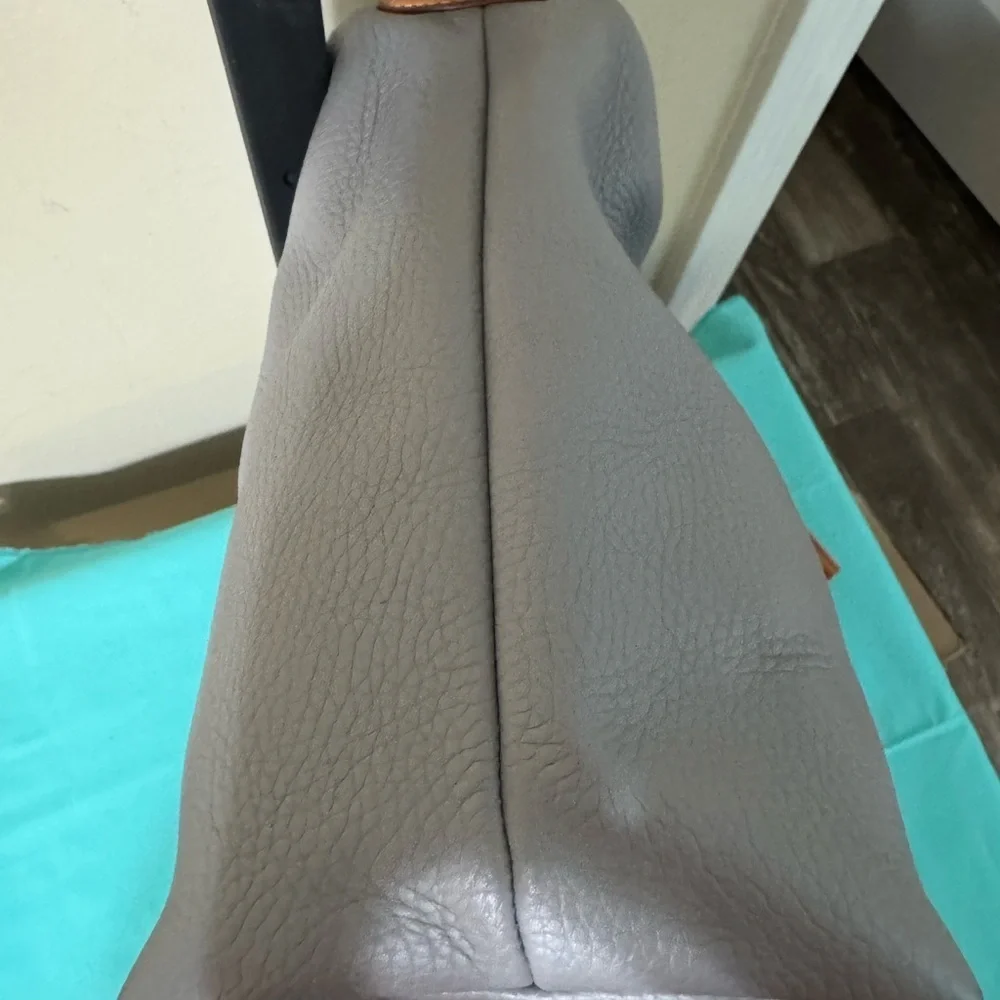 Dooney & Bourke Gray Leather Hobo Bag