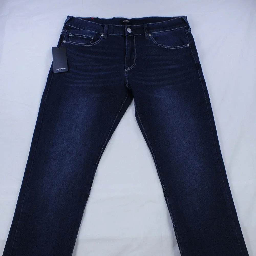 True Religion Ricky Straight Jeans for Men - New with Tags - Size 36 x 34