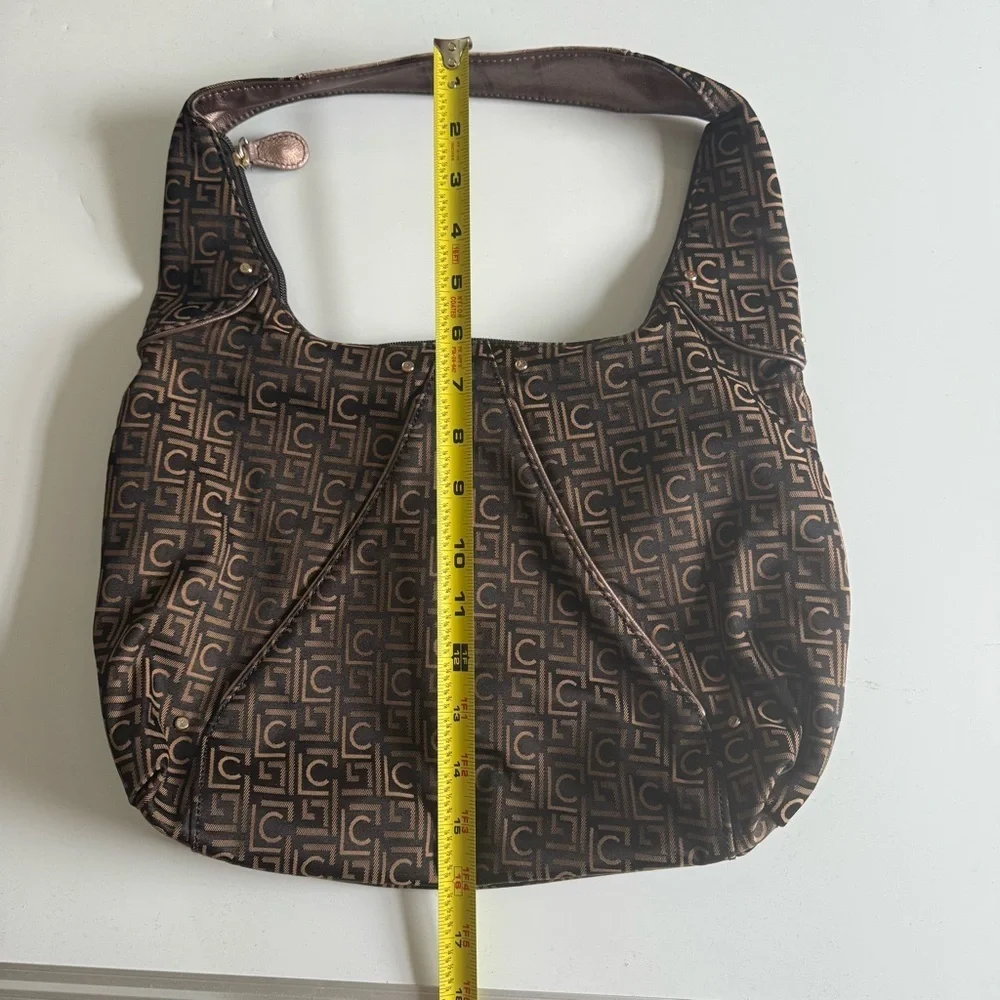 Liz Claiborne Monogram Handbag - Brown