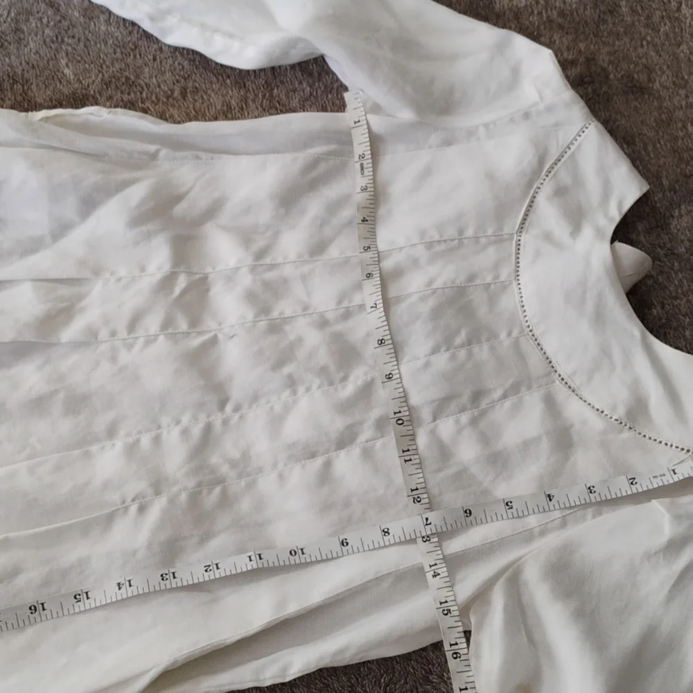 Laura Ashley white semi