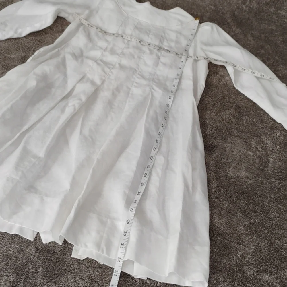 Laura Ashley white semi