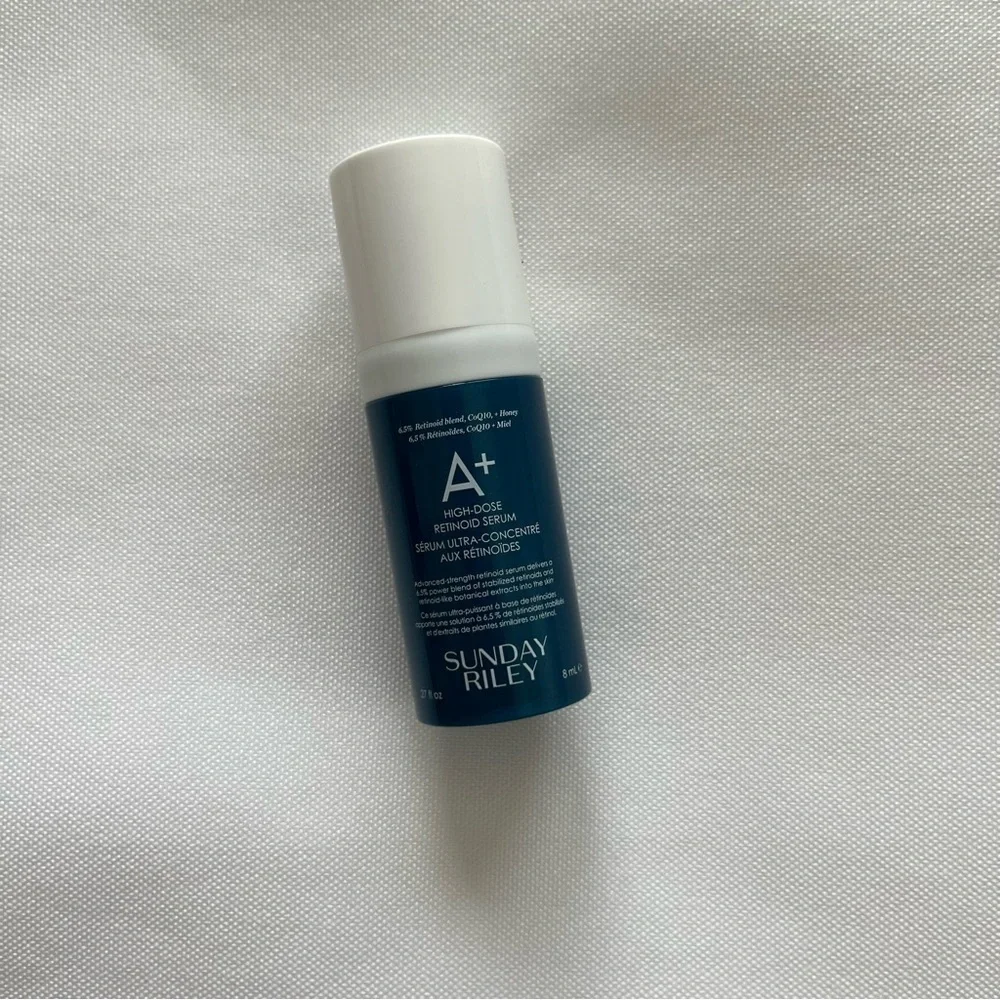 Sunday Riley A+ High Dose Retinoid Cruelty-Free Serum Mini Size 0.27 Fl Oz NWT