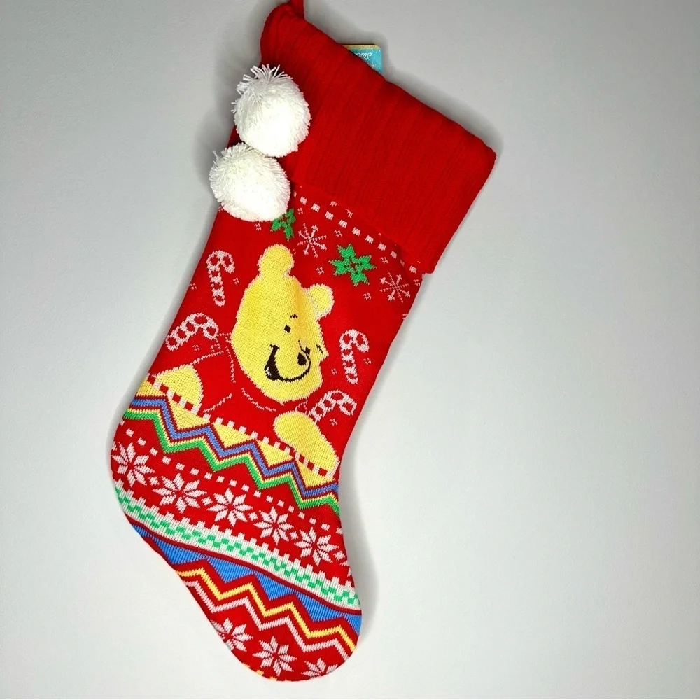 Disney Winnie the Pooh Fair Isle Knit Stocking